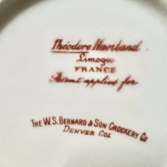 Antique Haviland Limoges France Large Platter 13 Pink Rose